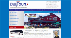 Desktop Screenshot of koningdaytours.com